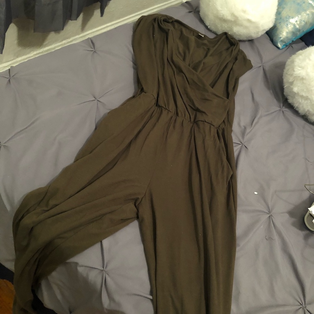 Olive green jumpsuit